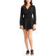 thumbnail image 1 of Rachel Roy Womens Aiko Romper Mono, Negro, Pequeño, 1 of 2
