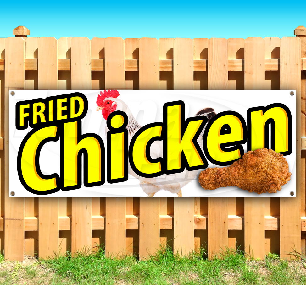 Flag, Chicken Waffle Sandwich 13 oz Heavy Duty Vinyl Banner Sign with Metal Grommets Many Sizes Available New Advertising Store Flag, Chicken Waffle Sandwich 13 oz Heavy Duty Vinyl Banner Sign with Metal Grommets Many Sizes Available New Advertising Store