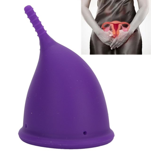 Copa menstrual Diseño profesional Material de silicona de alta calidad ampliamente utilizado Higiene femenina Reutilizable Cómodo de usar Diseño de forma única para la oficina