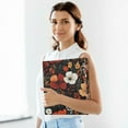 thumbnail image 6 of FORMRS 3 Ring Binder 1.5 inch with Pockets Set of 2 Clip Board 200 Sheets Capacity, Red Flowers Pattern, 6 of 8