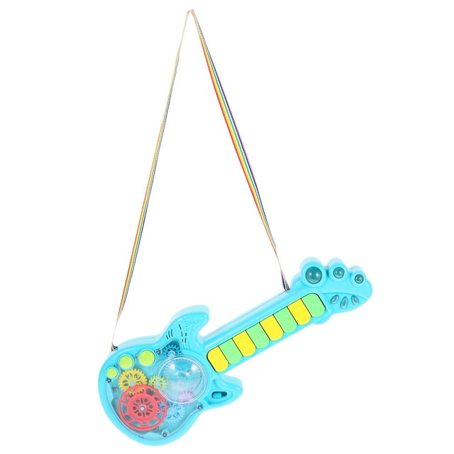 Kids Guitar Musical Instruments Toy Guitar Elastic Guitar Model For Toddlers Gear Guitar Toy