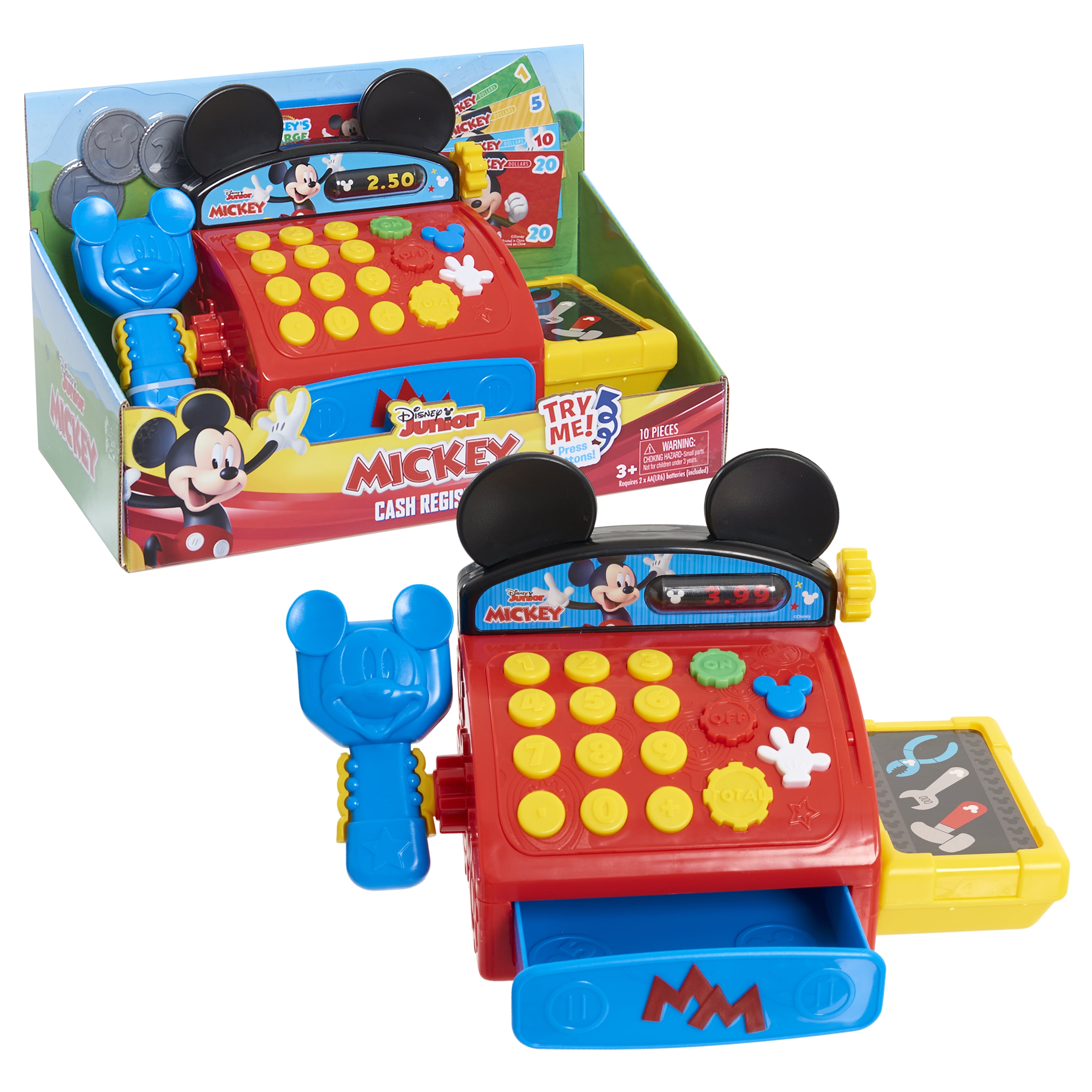 Mickey Mouse Clubhouse Play Cash Register, Ages 3 + - Walmart.com - Walmart.com