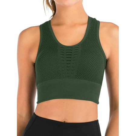 

DODOING Women s Seamless Padded Yoga Sports Bra Activewear Bra Sleep Workout Lingerie Yoga Sports Bra