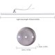 thumbnail image 4 of Luz de techo LED, lámpara de araña de techo con diseño de tira paralela moderna con 2 piezas de luz de tira paralela para sala de estar, dormitorio, comedor Adepaton GX-016, 4 of 8