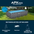 thumbnail image 5 of Bestway APX 365 18'x9'x52" Metal Frame Above Ground Pool Set with Sand Filter Pump, 5 of 8