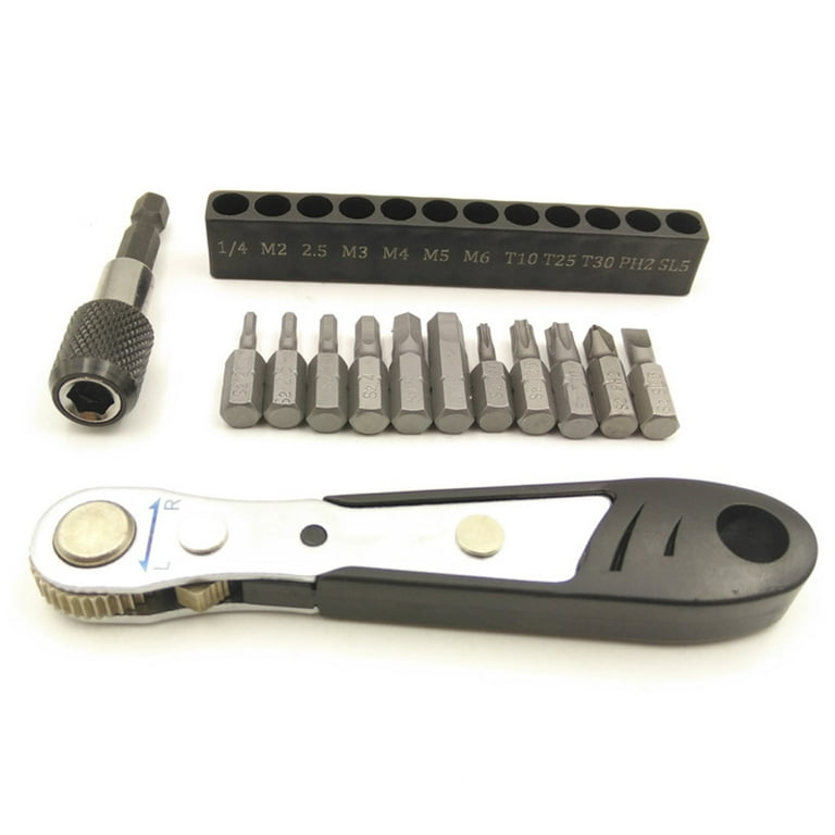 Bike Wrench Spanner Mini Repair Screwdriver Socket Bit Micro Kit