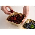 thumbnail image 7 of Pampa Bay CER-2733-G Small Square Snack Bowl in Golden Millennium, 5-inch Square, Porcelain, 7 of 7