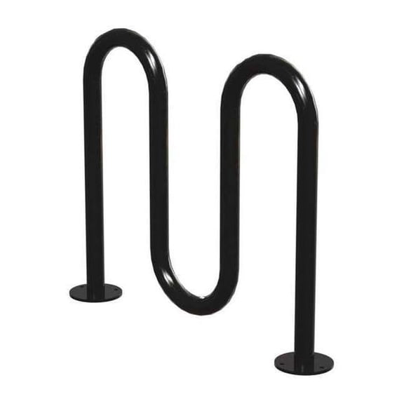 Madrax Bike Rack,Blk,(5) Bikes,36 in. H,3 in. W QS-H36-5-SF-B