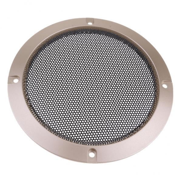 2x Carcasa Acústica Cubierta de Rejilla de de 5 Pulgadas con 4 Tornillos para Audio Doméstico de Bricolaje CUTICAT Caso de cubierta de parrillas de altavoz