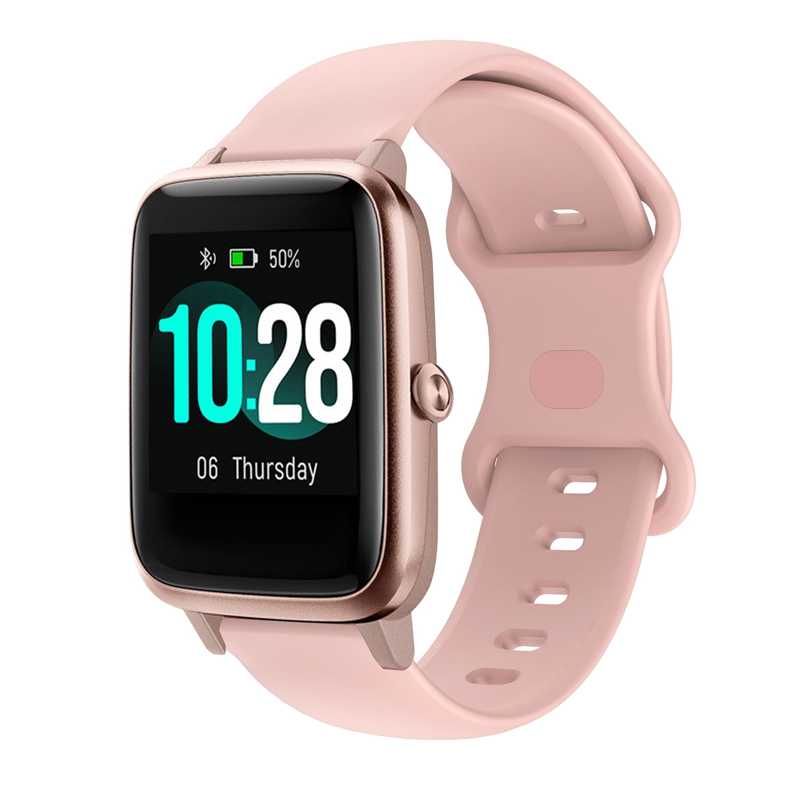 For Xiaomi Haylou Smart Watch LS01 19mm Butterfly Buckle Silicone