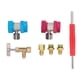 thumbnail image 1 of Kit Adaptador R134A, Extractor De Válvula De Doble Cabeza De Latón, Acoplador Rápido Fácil De Instalar Para Sistema De Aire Acondicionado De Automóvil Ccdes Otros, 1 of 8