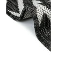 thumbnail image 5 of Jill Zarin Outdoor Collection Area Rug - Turks and Caicos (5' 3" x 8' Oval Charcoal Gray/Ivory), 5 of 8
