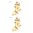 thumbnail image 2 of facefd 1/2/3/5 TureClos 12pcs Wall Stickers PVC Simulation Insect Wall Decals Waterproof Wallpapers for Home Decoration Yellow 2PCS, 2 of 6