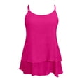thumbnail image 5 of Fashion Layered Camisole Tank Top for Women Adjustable Spaghetti Strap Sleeveless Casual Wear for Summer RD1 M, 5 of 5