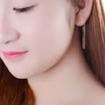 thumbnail image 4 of Opvise 1Pc Fashion Women Long Linear Chain Dangle Ear Line Threader Earring Jewelry, 4 of 7