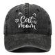 thumbnail image 1 of Gorra de béisbol Cats Moms Anime para mujer, ajustable de 56 a 58 cm, 1 of 2