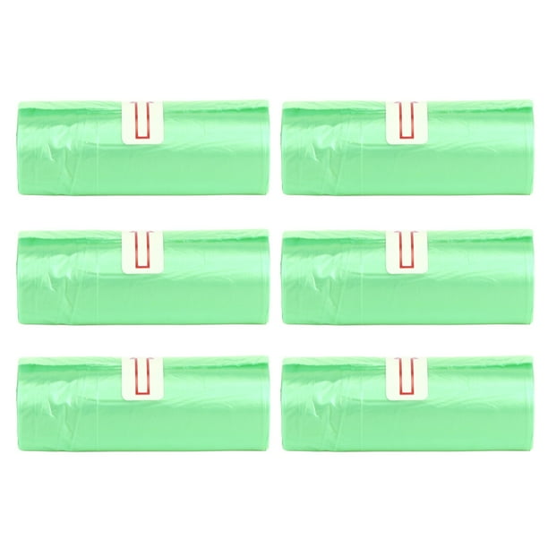Bolsas Para Excrementos De Perros, Fuertes, Portátiles, Engrosadas, Con Gran Capacidad De Carga, 6 Rollos De Bolsas Para Excrementos De Perros De PE Para Excrementos De Mascotas