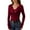 Z006_Red, variant on JGNGSHN Mesh Top for Women Trendy Long Bell Sleeve Shirt Mock Neck Sheer Blouse See Through Floral Lace Tops