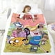 thumbnail image 5 of Hora de Aventuras anti-pilling, suave, ligera, esponjosa y acogedora de lujo para hogar y cocina – Perfecta para niños y adultos,100X130cm, 5 of 6