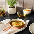 thumbnail image 2 of 6" Enameled Cast Iron Skillet, Orange Terracotta, Even-Heating, Oven Safe up to 500°F, PTFE & PFOA Free – Figmint™, 2 of 5