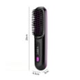 thumbnail image 5 of Numoya Go Brush Pro Mini Professional ABS Heated Hair Straightening Brush, Cordless, Black, 5 of 11