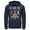 Navy Blue, variant on Men's Nintendo Christmas Mario Bros. Koopa Tree  Pull Over Hoodie Black Medium