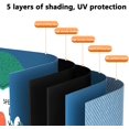 thumbnail image 1 of Parasol para coche de bebé, parasol magnético para ventana lateral, parasol magnético para protección UV, parasol trasero para coche, niños y mascotas, universal (50 x 68 cm) LingWen 9024715513748, 1 of 1