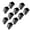 black, variant on Gupbes Pool Cues Tip Shaper, Billiard Cues Tip Shaper, 10Pcs For Billiard Lovers Billiards Players