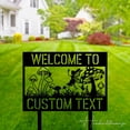 thumbnail image 3 of Handmadetneonsign Personalized Outdoor Mushroom Garden Name Metal Sign With Stakes, Garden Decor, 3 of 5
