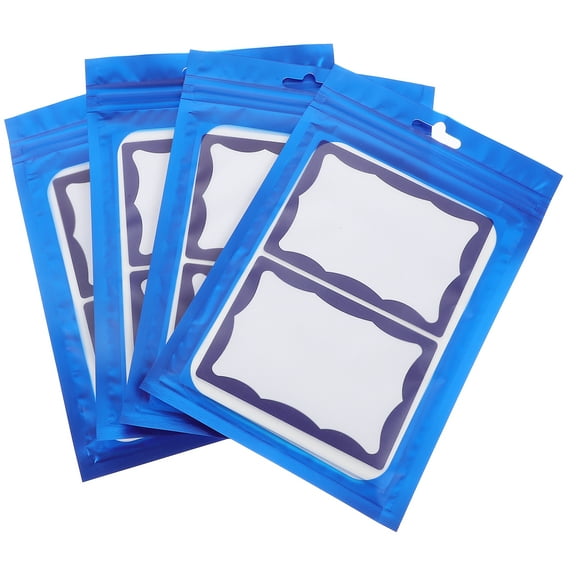 Masteelf 160 Pcs Plugs Name Tag Sticker White with Office