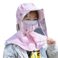 thumbnail image 1 of Summer Adults Kids Outdoor Bicycling Sunscreen Protection Hat, 1 of 6