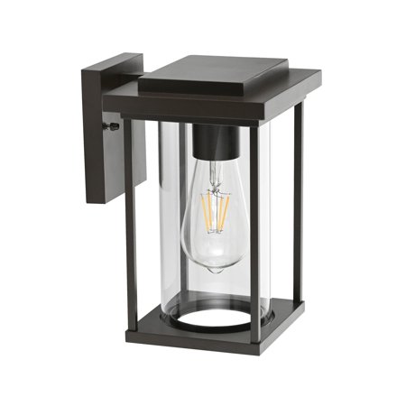 Xtricity - Outdoor Wall Light, 9.5'' Height, From the Marshall Collection, Black