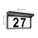 thumbnail image 2 of Solar Door Number Light Address Sign with LED Lighting Tool 1Set, 2 of 4