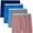 Multi-color, variant on Men's Knit Boxers Breathable Cooling Cotton Micro-Mesh Soft Flex Waistband, ASSORTED, 6P, SMALL