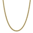thumbnail image 6 of 14K Yellow Gold 4.65mm Semi-solid 3-Wire Wheat Chain 22 Inch, 6 of 6