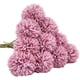 thumbnail image 3 of Flores artificiales de crisantemo, ramo de hortensias, 10 unidades, regalo para personas importantes, moral gloriosa para el hogar, oficina, cafetería, fiestas y bodas (fucsia) Sincero  Hogar, 3 of 4