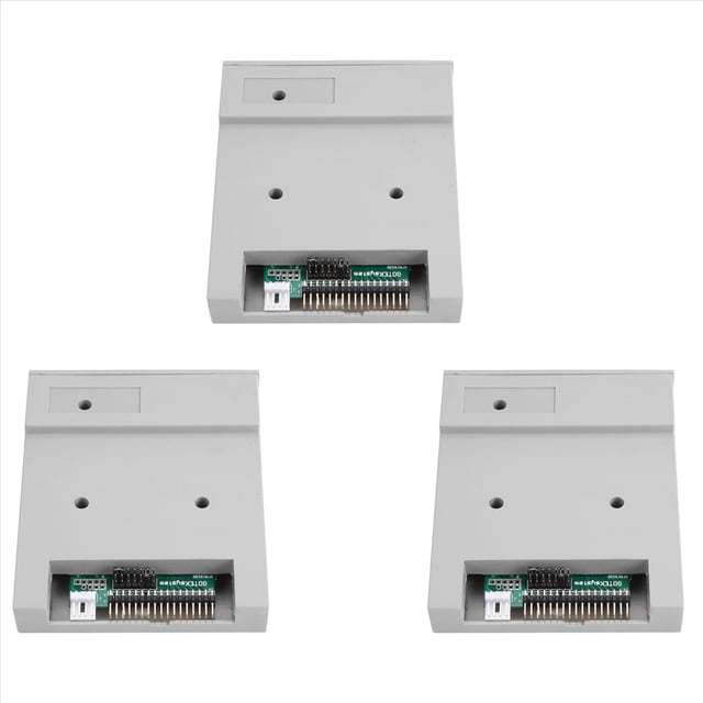 3X VersióN SFR1M44-U100K Emulador USB Gris 3.5 Pulgada 1.44MB USB SSD Unidad de Disquete Emulador para Teclado ElectróNico para