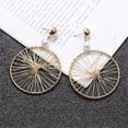 thumbnail image 6 of Kiplyki Fashion Ethnic Dream Catcher Earrings Exquisite Hand-wound Round Earrings, 6 of 8