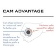 thumbnail image 4 of Wolf Tooth Silicone Mountain Bike Grips: Fat Paw Cam, 4 of 5