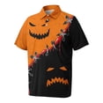thumbnail image 4 of Halloween Big and Tall Mens polo shirts Quick Dry Breathable Men Polo Shirts Business Casual Men Polo Shirts Summer Basic Loose Fit Short Sleeve Golf Shirts Orange 2XL, 4 of 6