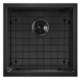 thumbnail image 2 of Whitehaus Noah Plus 16 gauge Single Bowl Linen Textured Dual-Mount Sink Set, 2 of 3