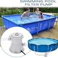 thumbnail image 4 of Cateissary Juego de bomba de filtrado de piscina 2020, bomba de filtrado de piscina eléctrica, filtro de circulación de limpieza de agua para Jardín y Patio, 4 of 6