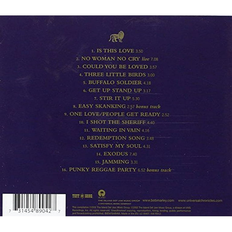 Bob Marley - Legend Remastered Music Album CD with New