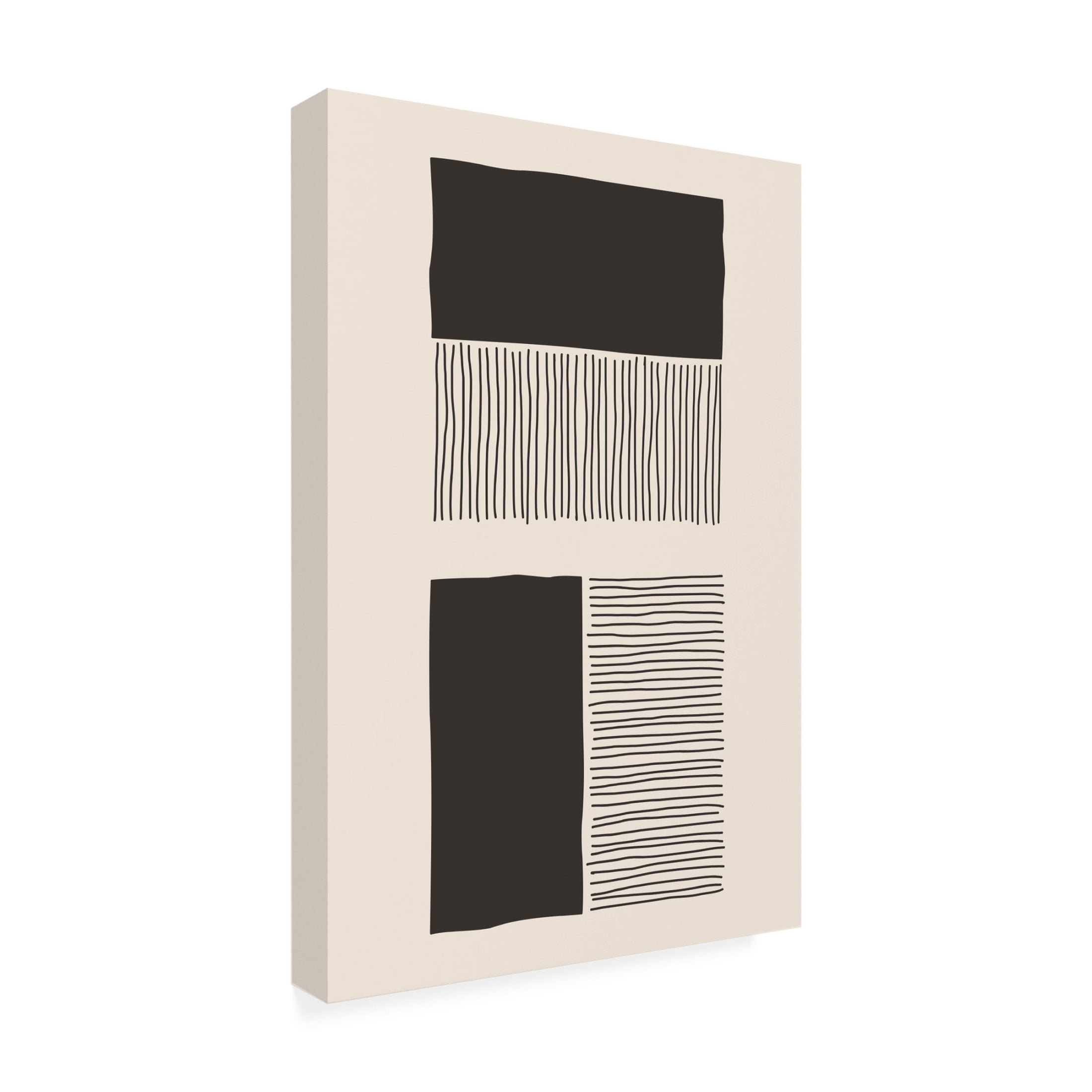 Trademark Fine Art jay stanley  Minimalism Shapes 2 Canvas Wall Art