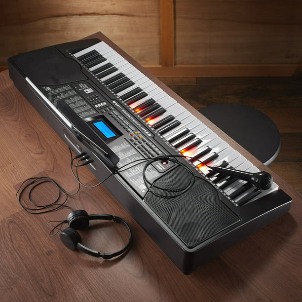 Ashthorpe 61-Key Digital Electronic Keyboard Piano with Full-Size Up Keys for Beginners - Walmart.com