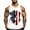 White, variant on UVEASISHA Big and Tall Tank Tops for Men Sleeveless American Flag Graphic Tee Quick Dry Gym Muscle Tanks White XXL