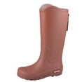 thumbnail image 6 of ZACPNCV Womens Rain Boots Solid Color Waterproof Non Slip High Top Casual Shoes Spring Summer, 6 of 6