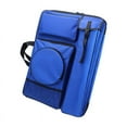 thumbnail image 5 of Art Portfolio Case,Art Portfolio Bags Carry Case Art Supplies Tote, Backpack Bag with Pockets Handle Organizer,Student Carrying Storage Bag Artwork Poster Board,Project Drawing Blue, 5 of 8