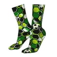 thumbnail image 5 of Fuzoiu Soccer1 Print Crew Socks,Casual Athletic Gym LightWeight Thin Socks,Casual Crew Socks for Men Woman,Calf Length Crew Socks, 5 of 7