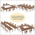 thumbnail image 6 of Tribesigns Conference Table, 78.7 Inche Rectangle Meeting Table, Large Business Tables for 6-8 People (Only Table), 6 of 6